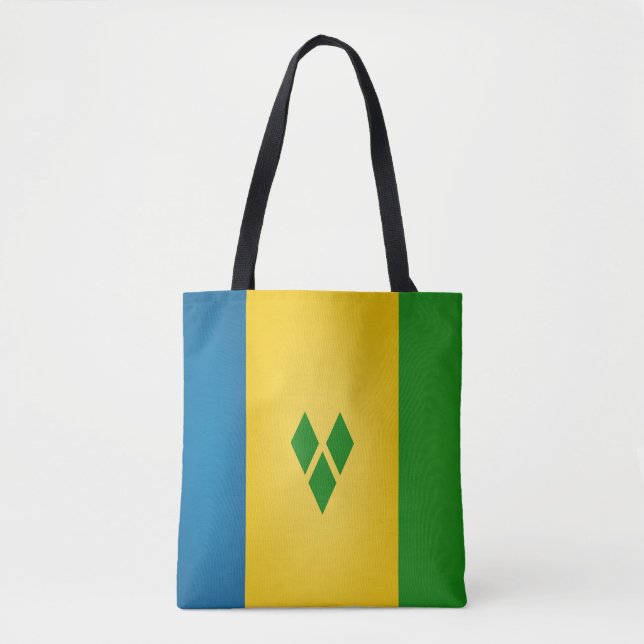 Tote Bag Drapeau Cool Saint-Vincent-Et-Les Grenadines (Devant)