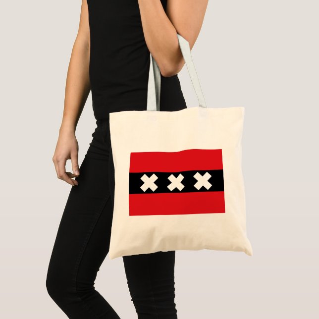 Tote Bag Drapeau d'Amsterdam (Devant (produit))