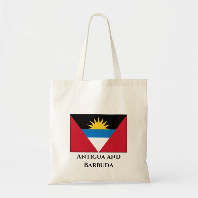 Tote Bag Drapeau d'Antigua-et-Barbuda (Devant)