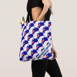 Tote Bag DRAPEAU D'AUSTRALIE   Écriture chrétienne PERSONNA