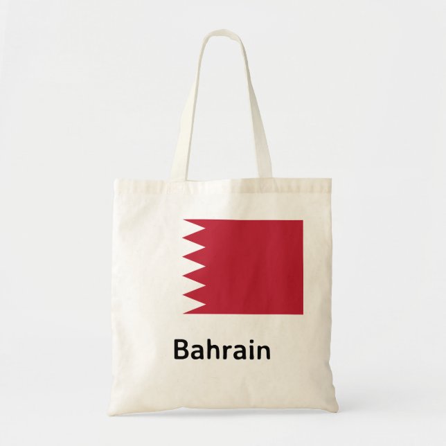 Tote Bag Drapeau de Bahreïn (Devant)