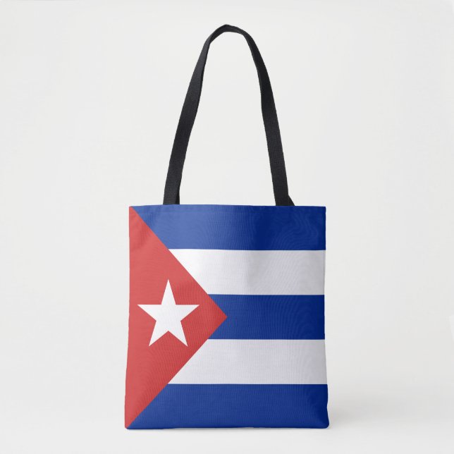 Tote Bag Drapeau de Cuba (Devant)