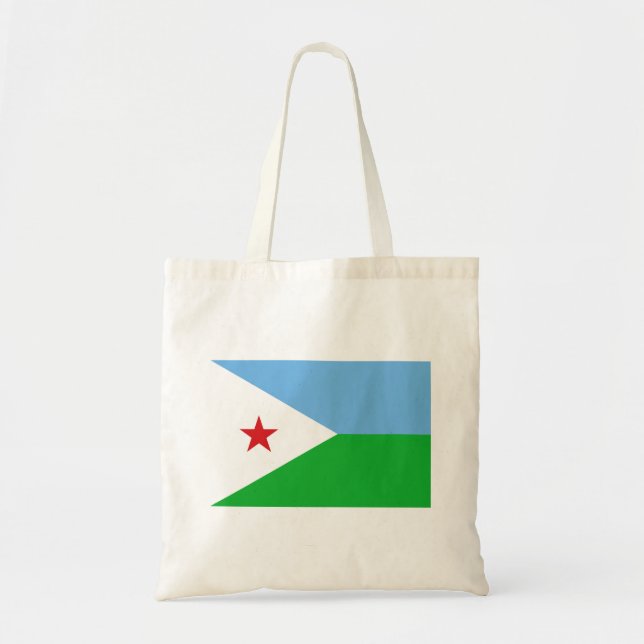 Tote Bag Drapeau de Djibouti (Devant)