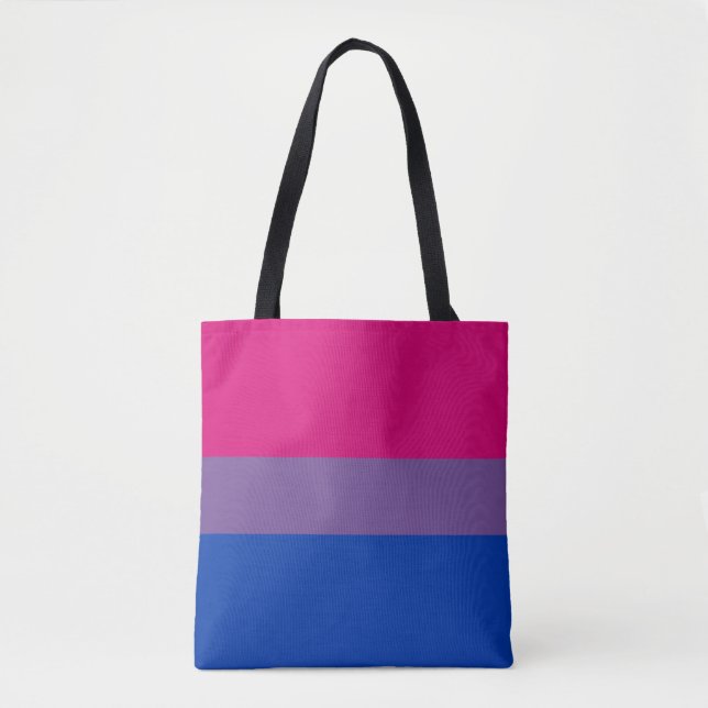 Tote Bag Drapeau de fierté bisexuel (Devant)