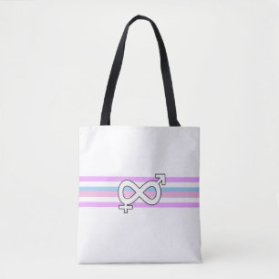 Tote Bag Drapeau de fierté intersexe
