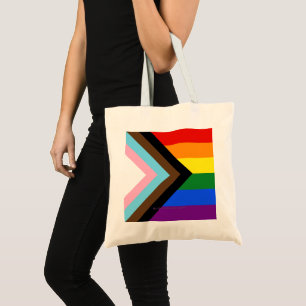 Tote Bag Drapeau de fierté Progress Pride de SlipperyJoe's 