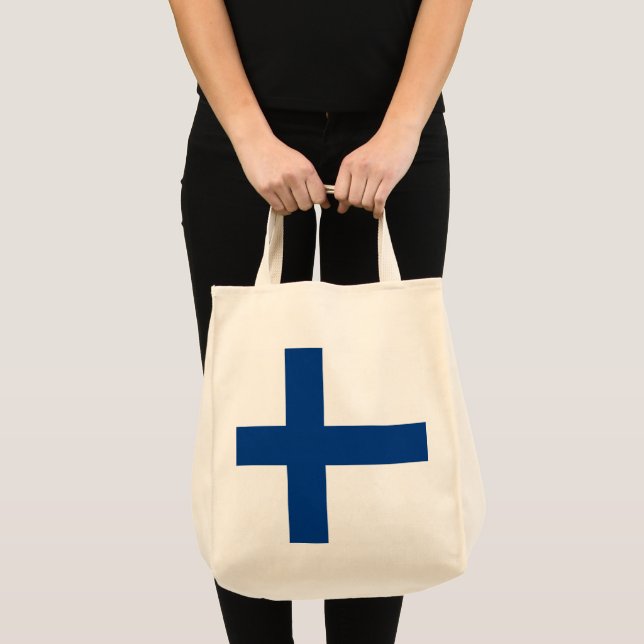 Tote Bag Drapeau de Finlande (Devant (produit))