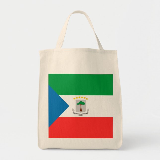 Tote Bag Drapeau de Guinée équatoriale (Devant)