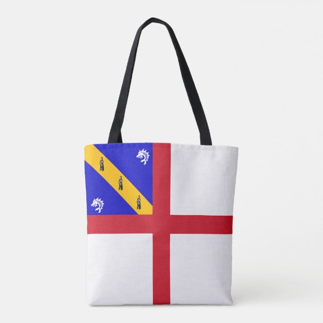 Tote Bag Drapeau de Herm (Dos)