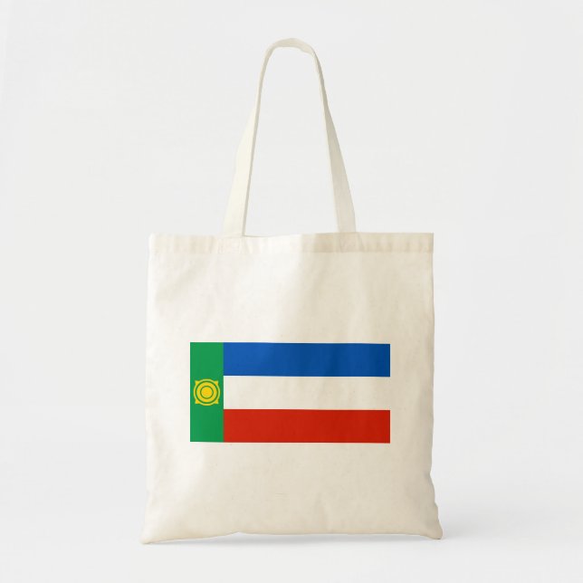 Tote Bag Drapeau de Khakassie (Devant)