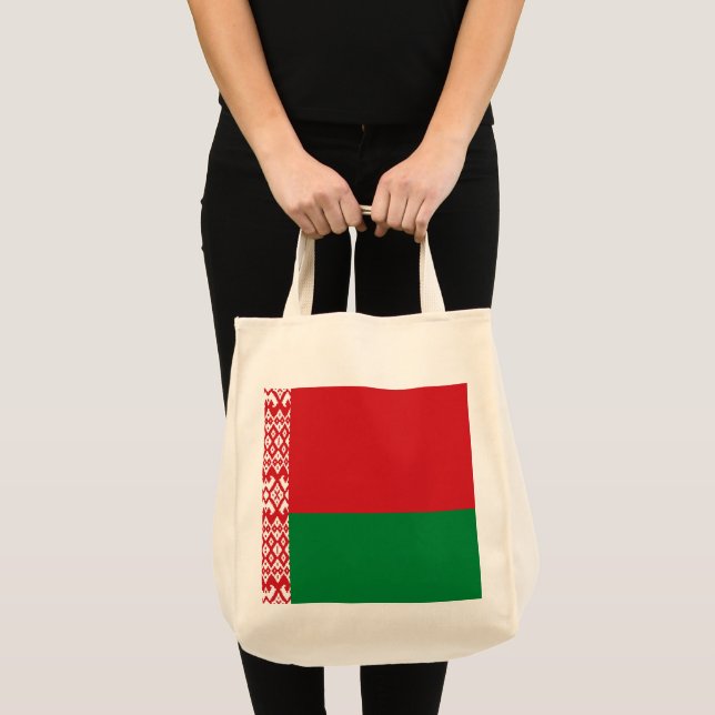 Tote Bag drapeau de la Biélorussie (Devant (produit))