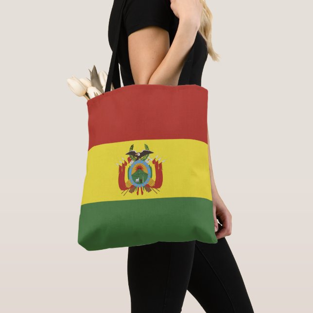 Tote Bag Drapeau de la Bolivie (De près)