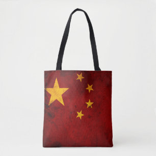 Tote Bag Drapeau de la Chine