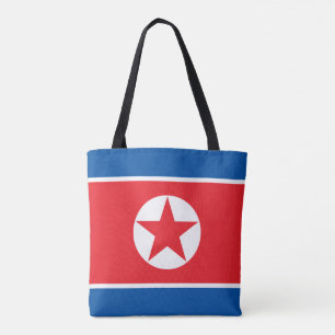 Tote Bag Drapeau de la Corée du Nord