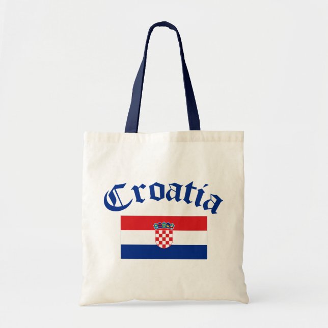 Tote Bag Drapeau de la Croatie (Devant)