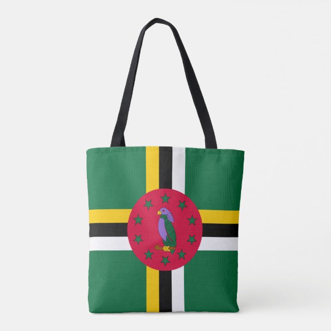 Tote Bag Drapeau de la Dominique (Dos)