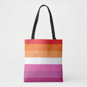 Tote Bag Drapeau de la fierté lesbienne