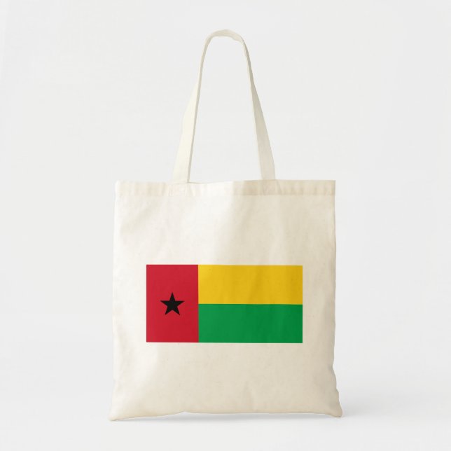 Tote Bag Drapeau de la Guinée Bissau (Devant)