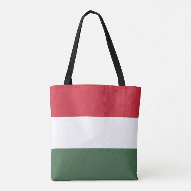 Tote Bag Drapeau de la Hongrie (Dos)