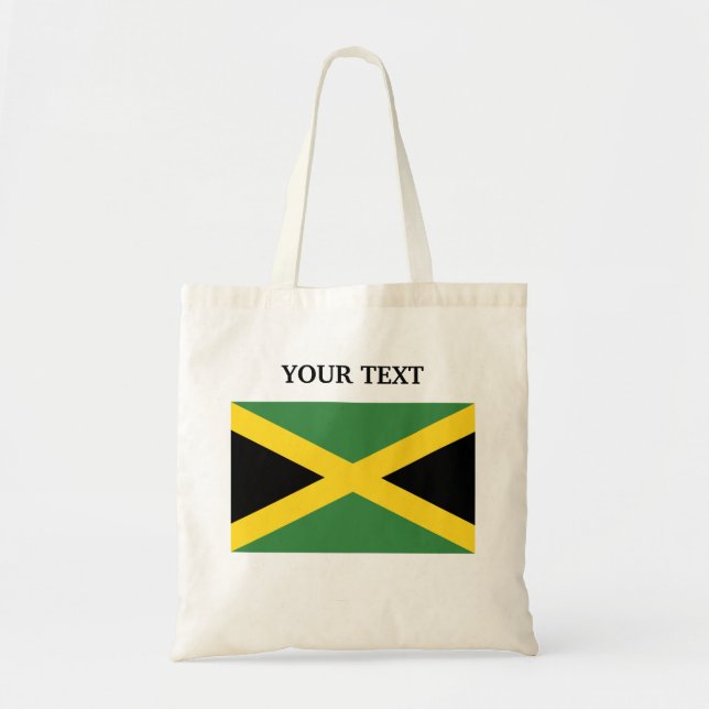 Tote Bag Drapeau de la Jamaïque (Devant)