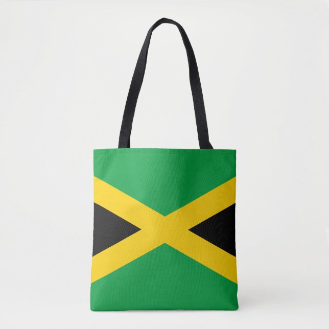 Tote Bag Drapeau de la Jamaïque (Devant)