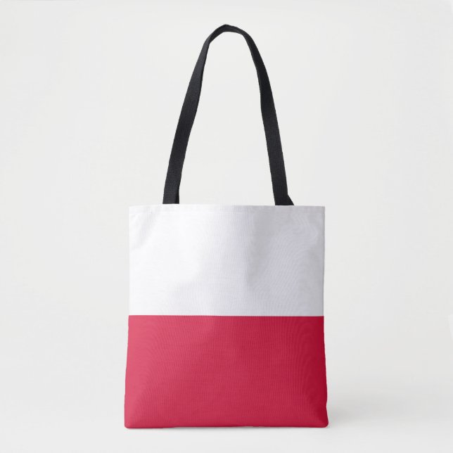 Tote Bag Drapeau de la Pologne (Devant)