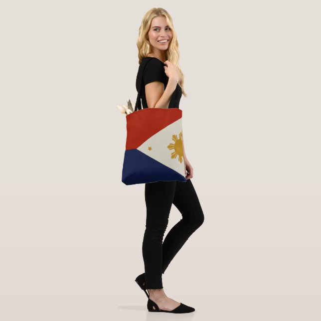 Tote Bag Drapeau de la République des Philippines (Sur le modèle)