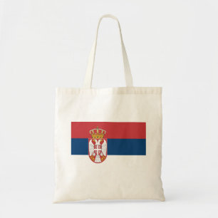 Tote Bag Drapeau de la Serbie