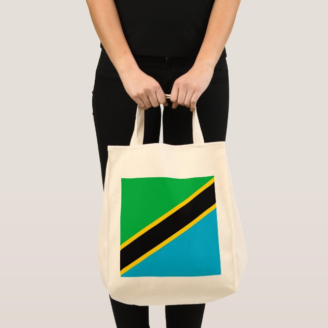 Tote Bag Drapeau de la Tanzanie (Devant (produit))