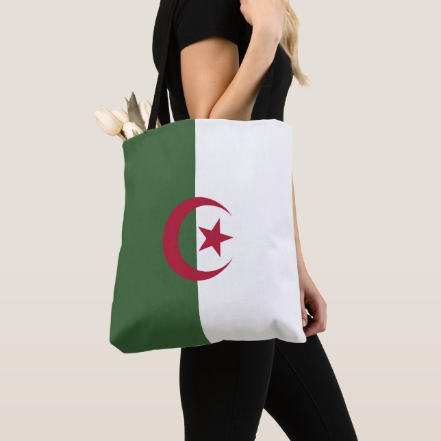 Tote Bag Drapeau de l'Algérie (De près)