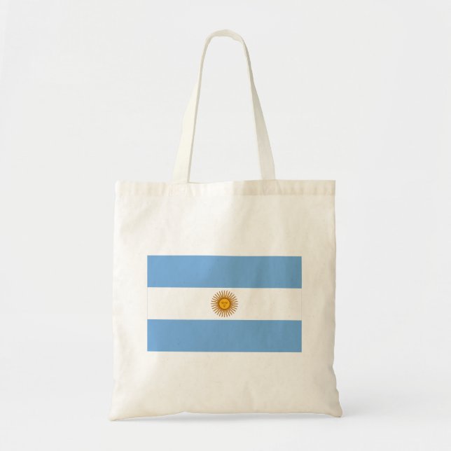 Tote Bag Drapeau de l'Argentine (Devant)
