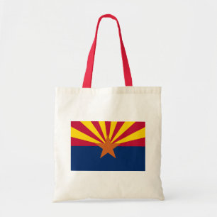 Tote Bag Drapeau de l'Arizona : Soleil couchant de l'étoile