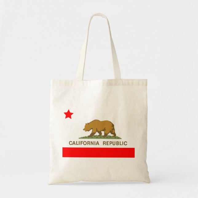 Tote Bag Drapeau de l'État de Californie (Devant)