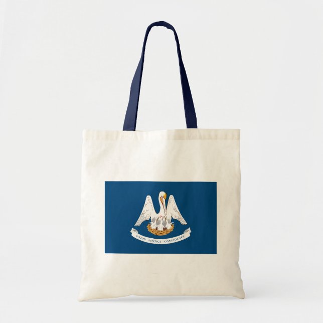 Tote Bag Drapeau de l'État de Louisiane (Devant)