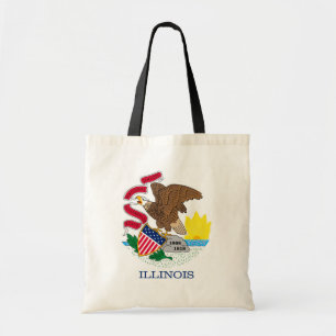 Tote Bag Drapeau de l'Illinois