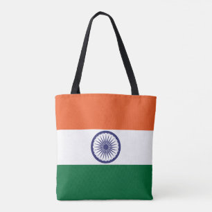 Tote Bag Drapeau de l'Inde