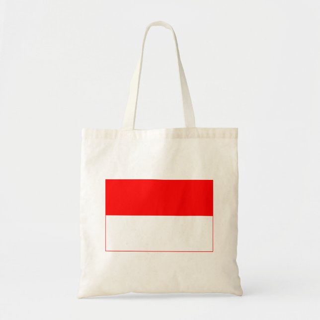 Tote Bag Drapeau de l'Indonésie (Devant)