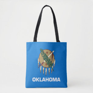 Tote Bag Drapeau de l'Oklahoma