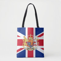 Drapeau de l'Union britannique et crête royale