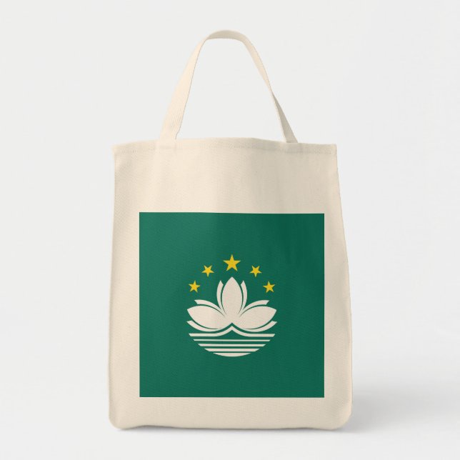 Tote Bag Drapeau de Macao (Devant)