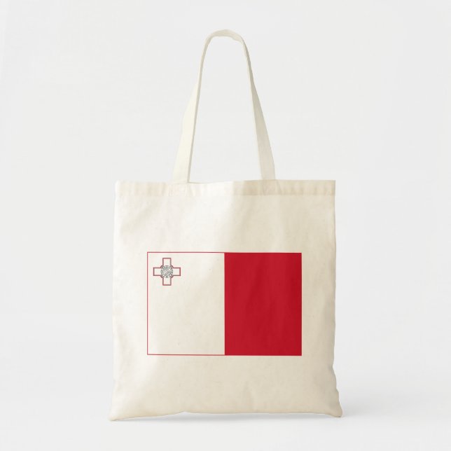 Tote Bag Drapeau de Malte (Devant)