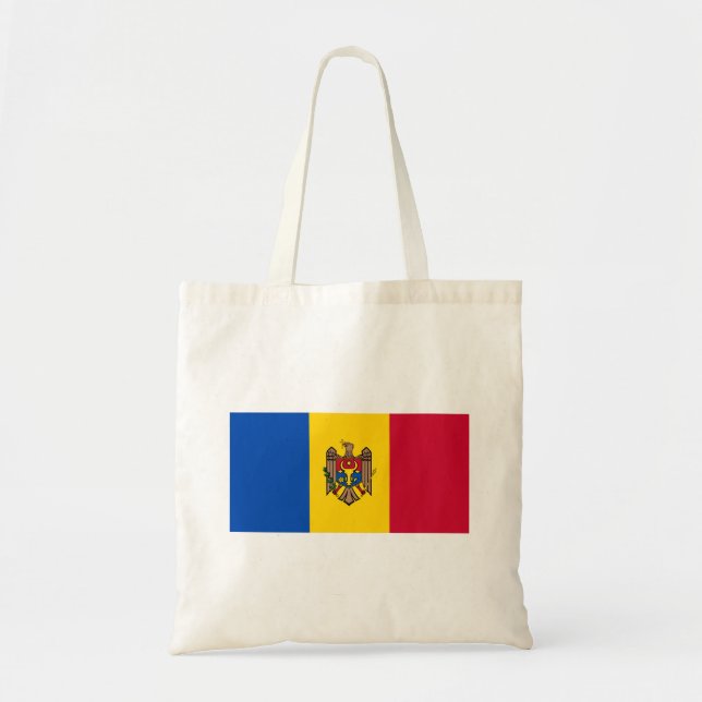 Tote Bag Drapeau de Moldova (Devant)