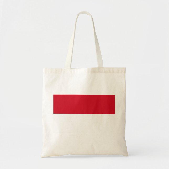 Tote Bag Drapeau de Monaco (Devant)