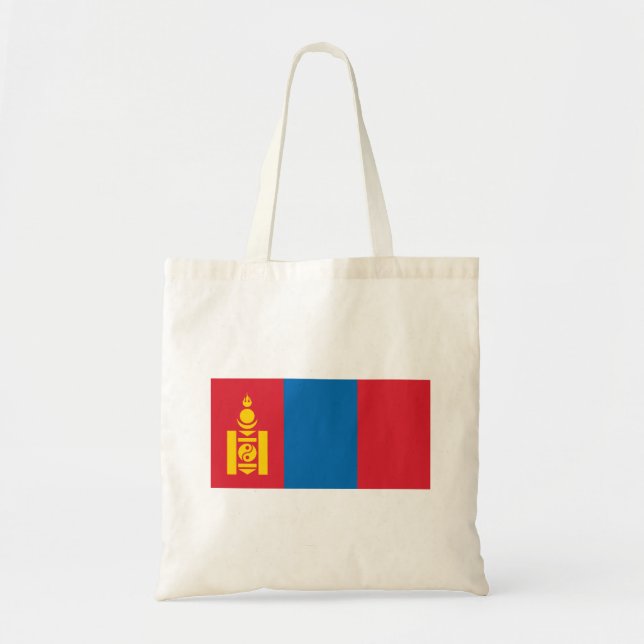 Tote Bag Drapeau de Mongolie (Devant)