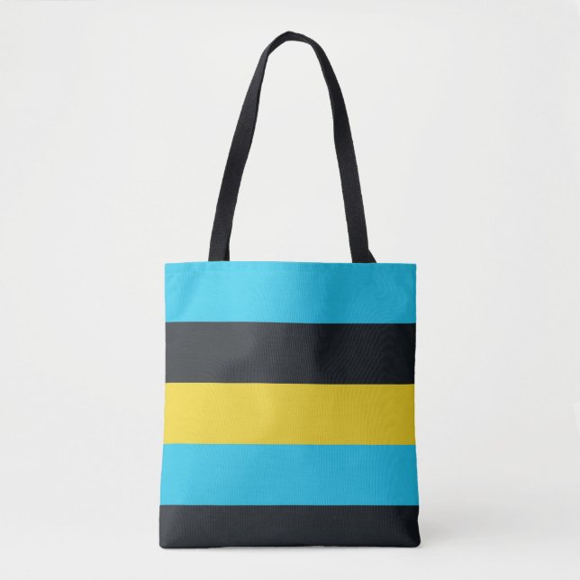 Tote Bag Drapeau de Nassau (Devant)