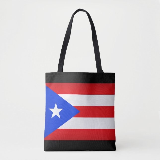 Tote Bag Drapeau de Porto Rico (Devant)