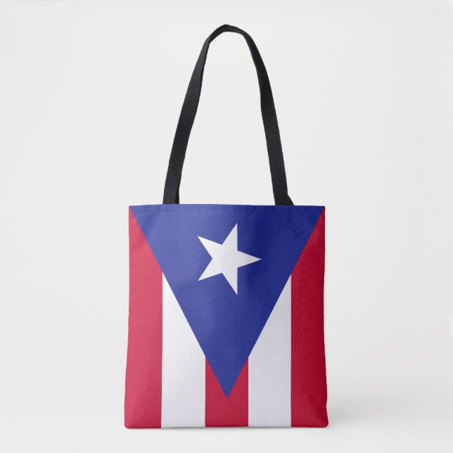 Tote Bag Drapeau de Porto Rico (Devant)
