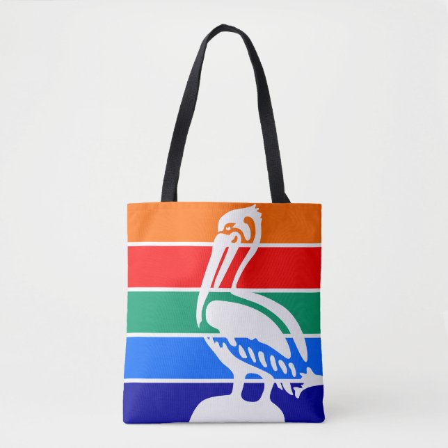 Tote Bag Drapeau de Saint-Pétersbourg, Floride (Devant)
