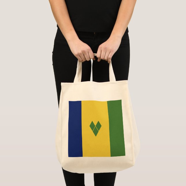 Tote Bag Drapeau de Saint-Vincent-et-les Grenadines (Devant (produit))
