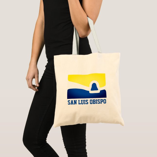 Tote Bag Drapeau de San Luis Obispo, Californie (Devant (produit))